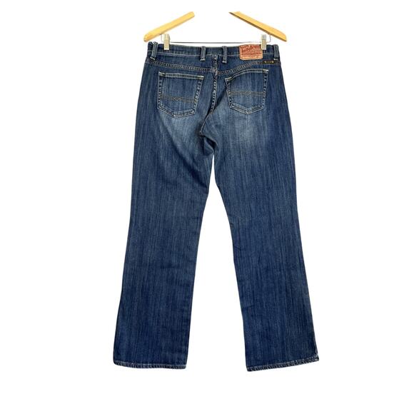 LUCKY BRAND Jeans Womens 10/30 Blue Mid Rise Straight Stretch Denim 29.5" Inseam - Picture 2 of 14